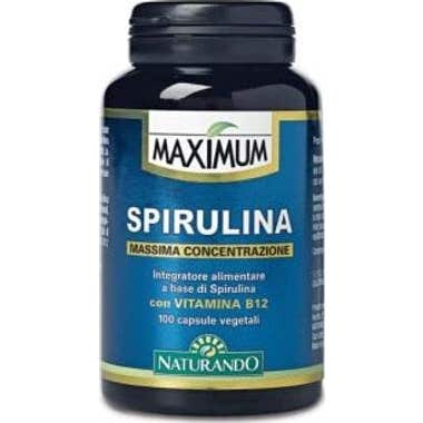 Naturando Verde Maximum Spirulina 100 Cápsulas Vegetales - Imagen 2