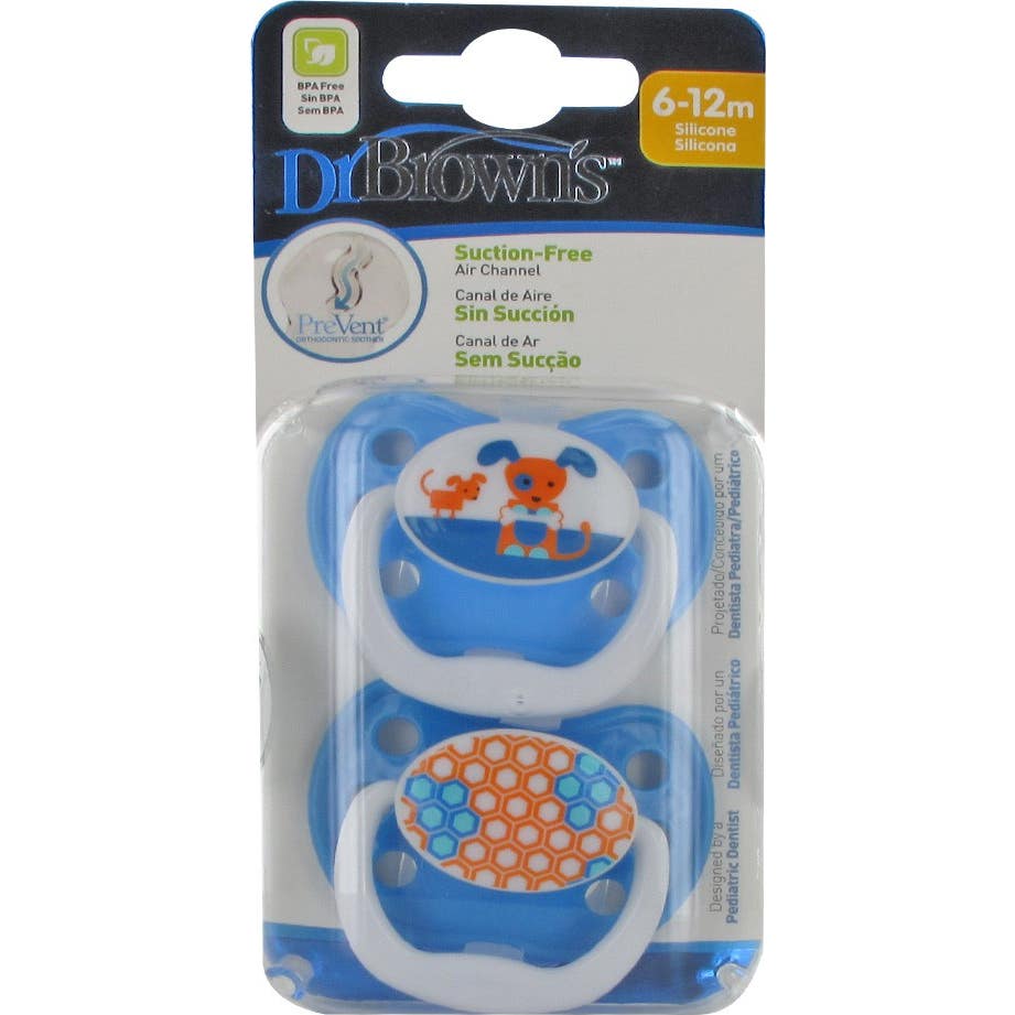 'Dr Brown''s Chupete Prevent Dibujos 6-12 Meses'