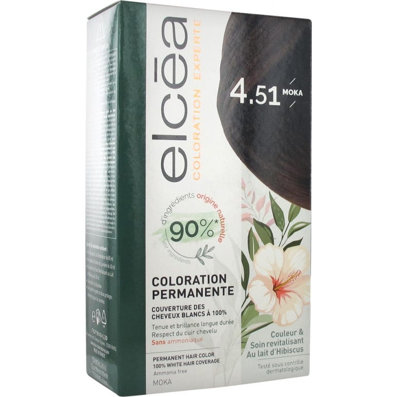 Elcéa Coloration Permanente 4.51 Moka 140 ml