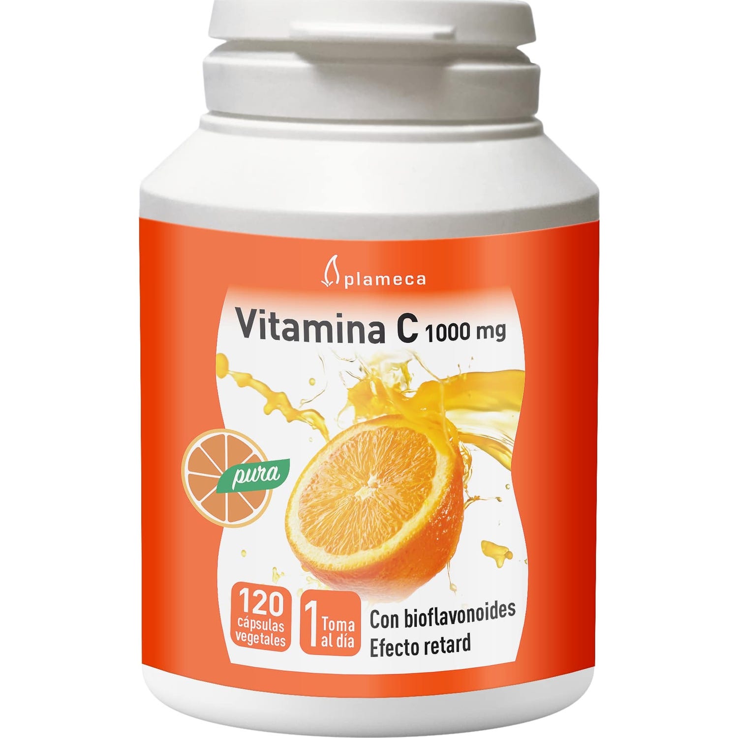 Plameca Vitamina C Pura 1000mg 120caps vegs