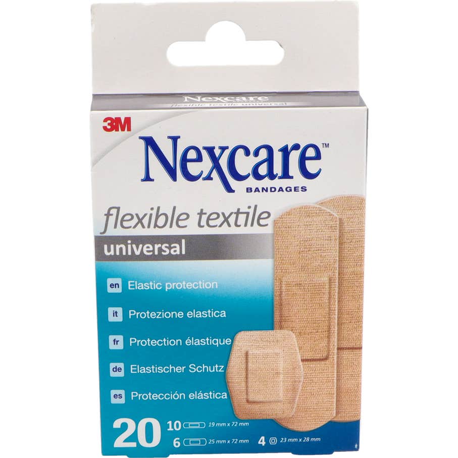 Nexcare® Textile Strips tiras adhesivas surtido 20uds