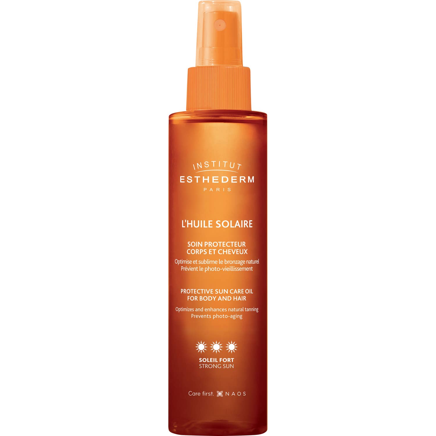 Institut Esthederm Aceite Solar Protector Cuerpo y Cabello Sol Fuerte Spray 150ml