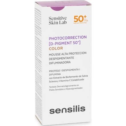 Sensilis Photocorrection [D-Pigment 50+] Mousse Despigmentante Color SPF50+ 40ml