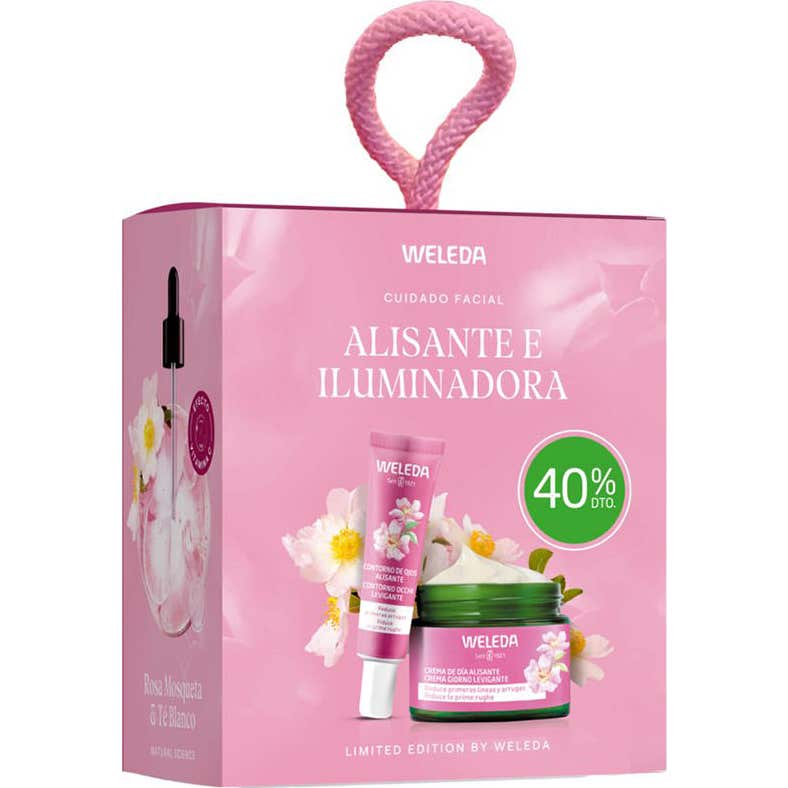 Weleda Rutina Alisante e Iluminadora Contorno Ojos 12ml + Crema Día 40ml