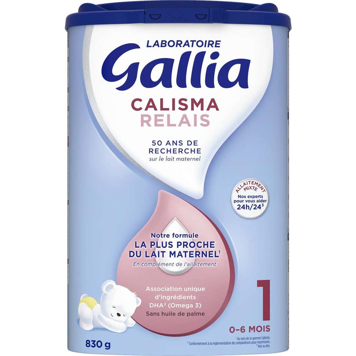 Gallia Calisma Relais Leche Bebé 1 0-6M 830g