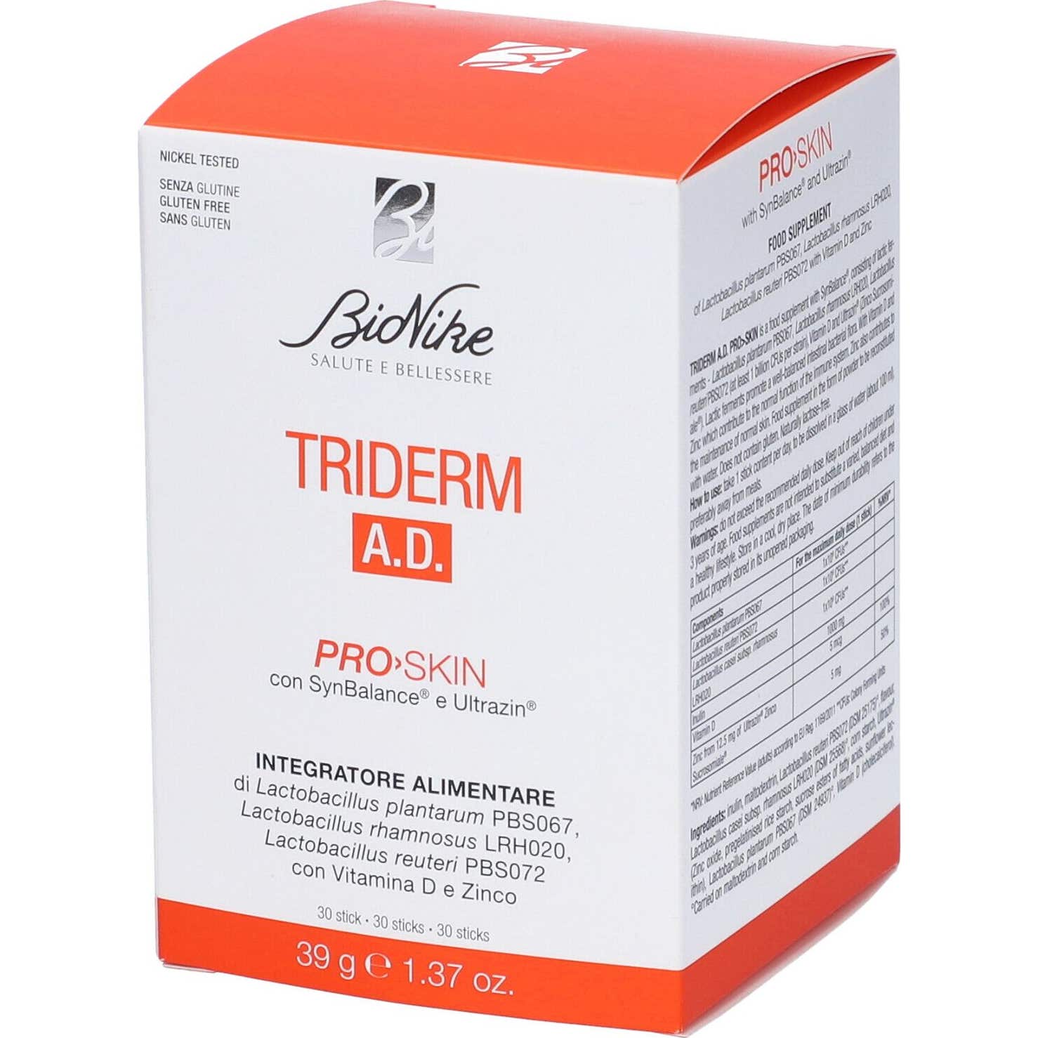 BioNike Triderm Ad Pro Skin 30uds