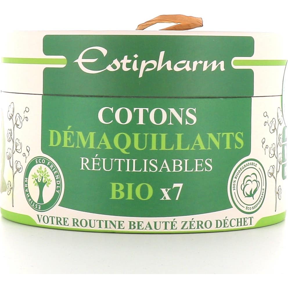 Estipharm Cotons Démaquillantes Réutilisables 7uds