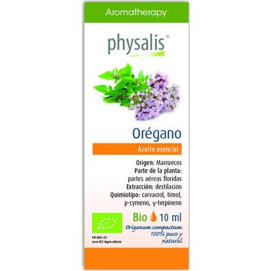 Physalis Aceite Esencial De Orégano Bio 10 Ml