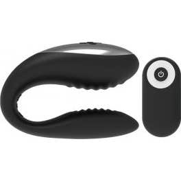 Brillo glam We Love Vibrador Parejas Control Remoto Negro 1 ud