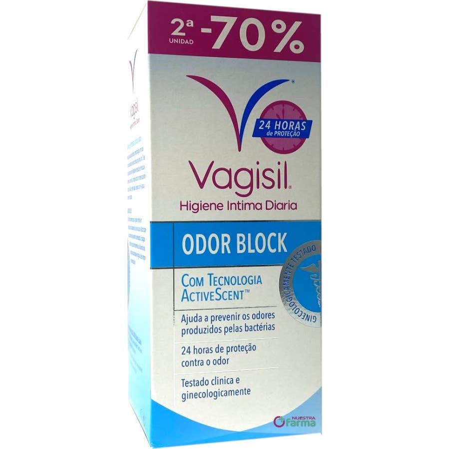 Vagisil Higiene Intima Odor Block Pack 2 X 250ml