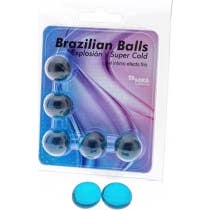Diverty Sex Taloka Brazilian Balls Exciting Gel Efecto Super Frío 5uds