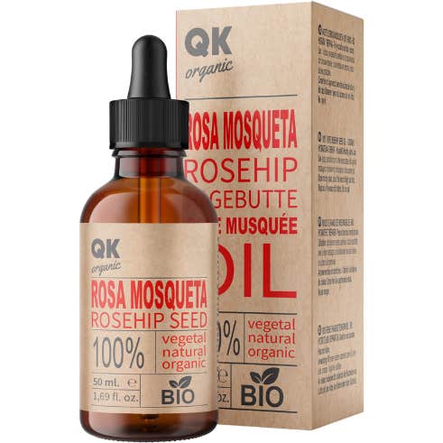 QKnatur Aceite de Rosa Mosqueta 100% Puro Orgánico Vegano 50ml
