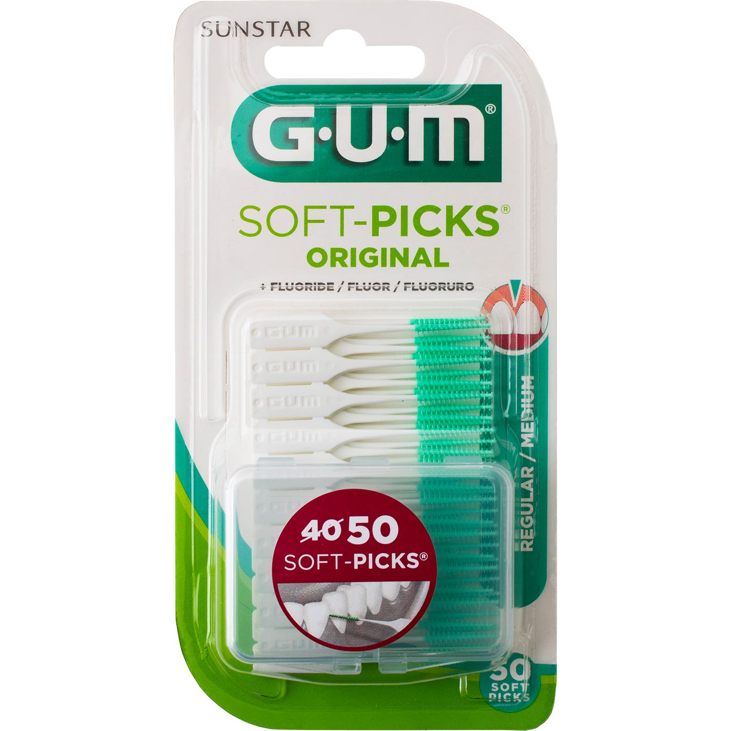 GUM Soft-Picks Original Regular 50uds
