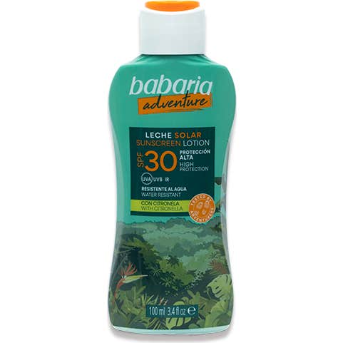 Babaria Adventure Leche Solar Spf30 Citronela 100ml