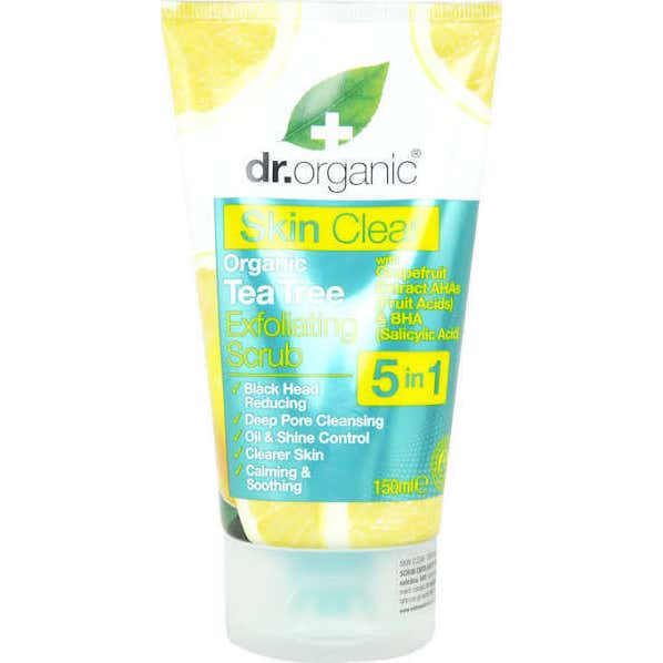 Dr. Organic Exfoliante Facial Tea Tree 125 ml