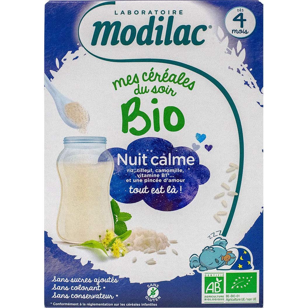 Modilac Premières Céréales Nuit Calme Bio 250g