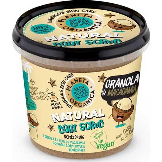 Planeta Orgánica Body Scrub Granola y Macadamia Nut 360 ml