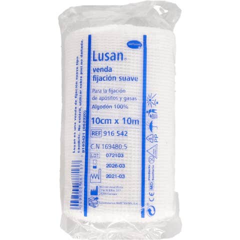 Lusan venda gasa 10x10 cm