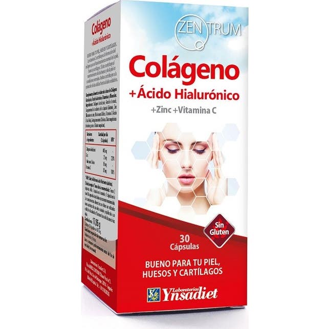 Zentrum Ácido Hialurónico Colágeno 30 caps