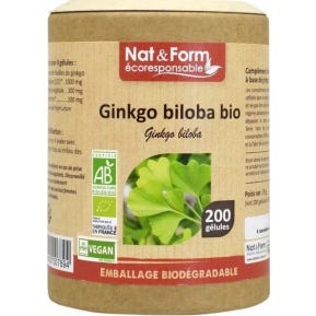 Nat&ampForm Eco Ginkgo Bio Gelveg200