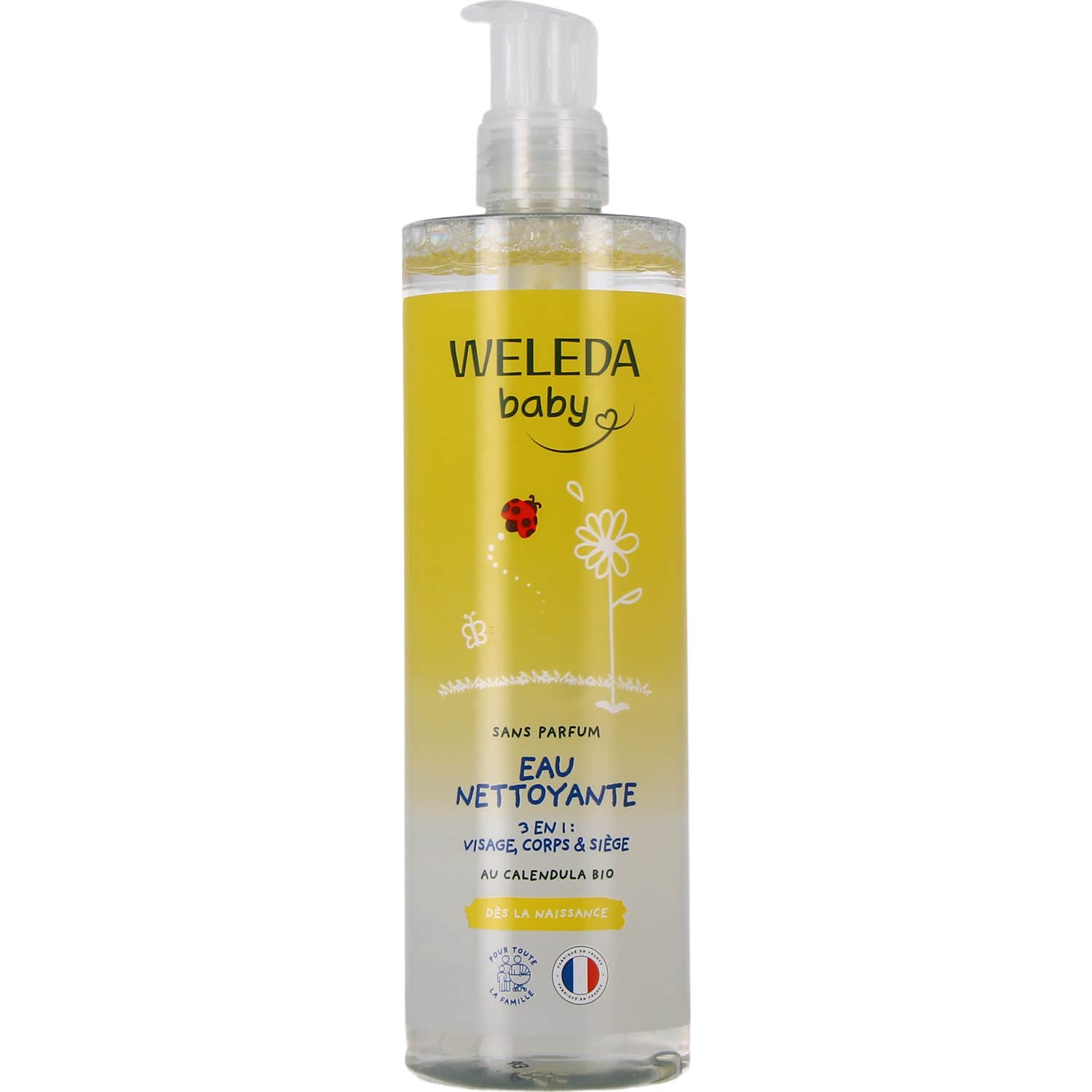 Weleda Baby Agua Limpiadora 3 en 1 Sin Perfume 400 ml