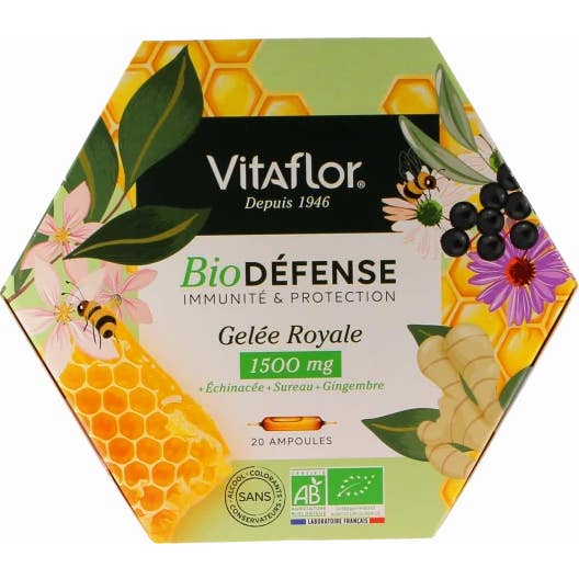 Vitaflor Gele Royal Defense+ 20 Ampollas