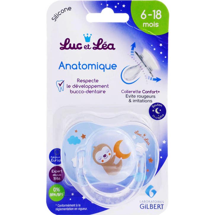 Luc et Lea Chupete Anatómico 6-18 m Perezoso 1 ud