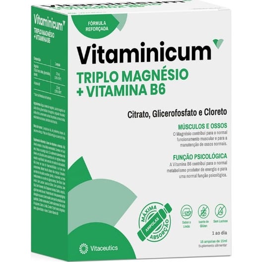 Vitaceutics Vitaminicum Triplo Magnesio + Vitamina B6 15x15ml