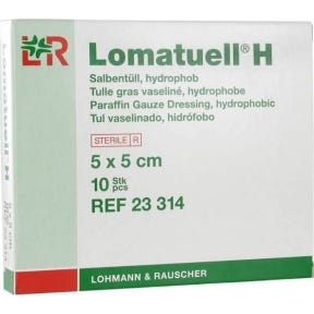 Lohmann Lomatuell H Tulle Gras 5x5 Cm Caja de 10