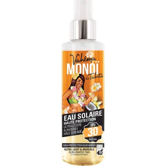 Vahéma Monoï de Tahiti Agua Solar Alta Protección SPF30 140 ml
