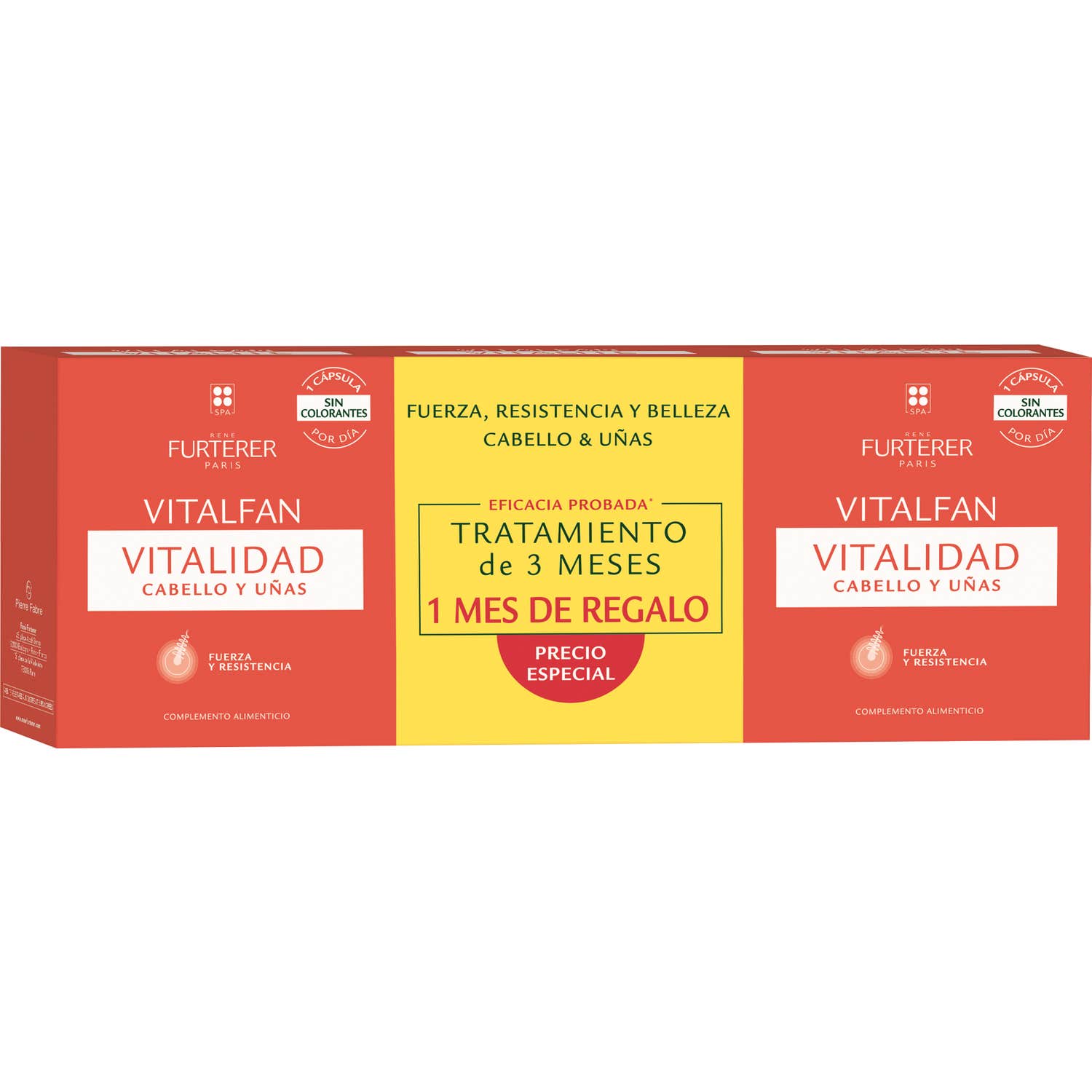 René Furterer Vitalfan Vitalidad Cabello y Uñas 3x30caps
