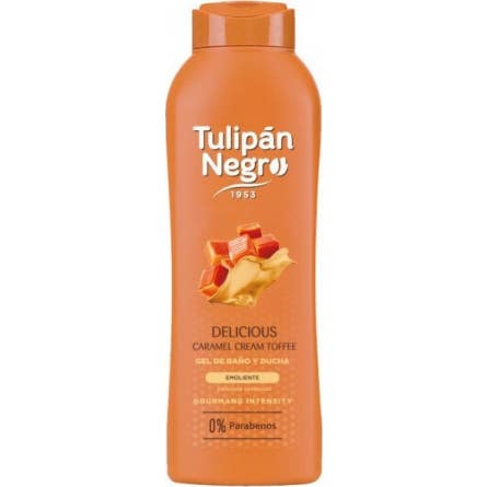 Tulipán Negro Delicious Caramel Cream Toffee Gel Baño 720 ml