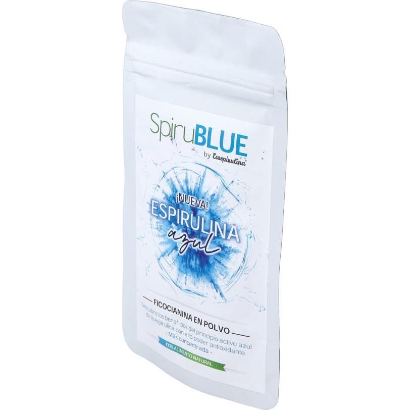 Ecospirulina Espirulina Spirublue Ficocianina en Polvo 25g
