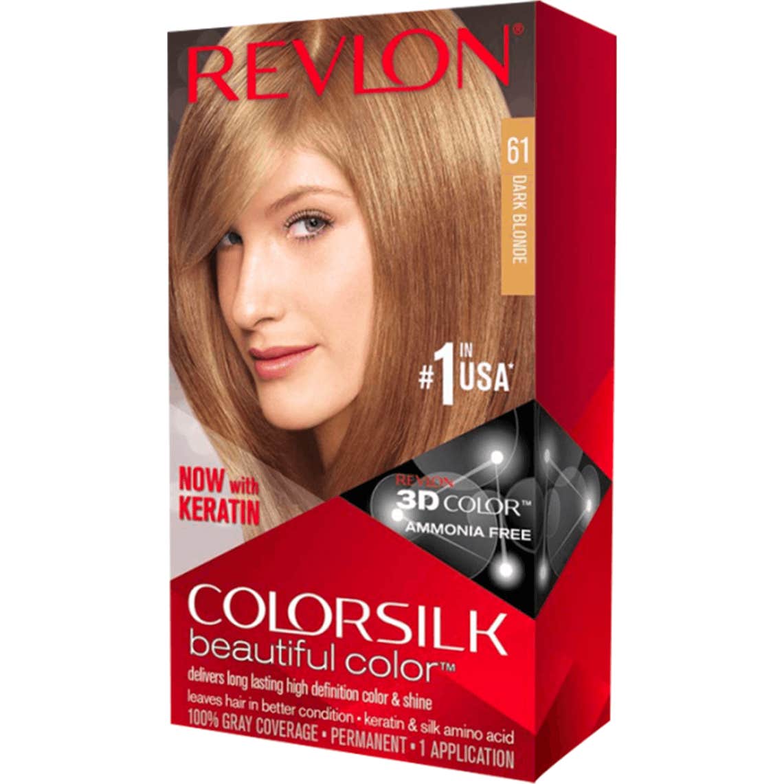 Revlon Kit Tinte Colorsilk 61 Rubio Oscuro
