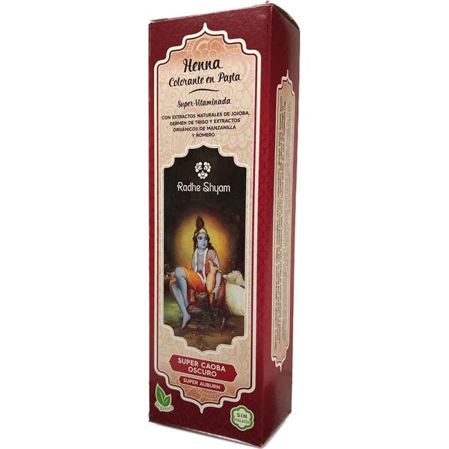 Radhe Shyam Henna Super Caoba Oscuro Pasta 200 g