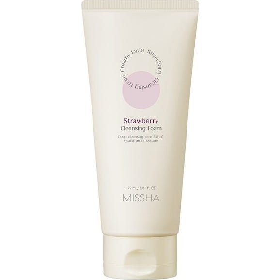 Missha Creamy Latte Strawberry Cleansing Foam 172 ml