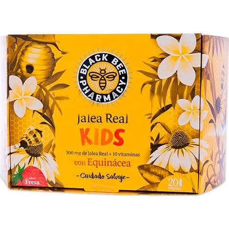 Black Bee Jalea Real Kids 20 Ampollas
