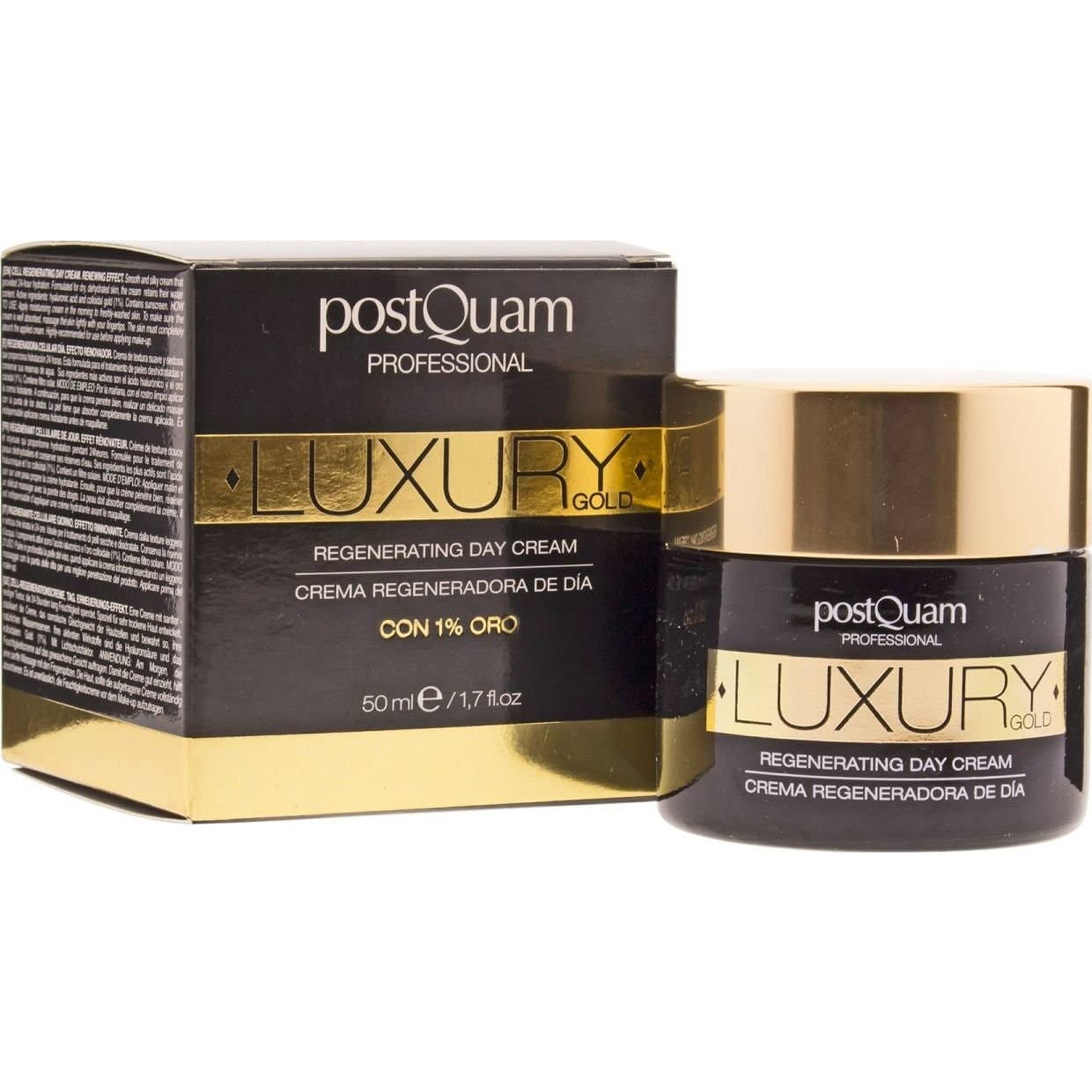 Postquam Luxury Gold crema regeneradora de día 50ml