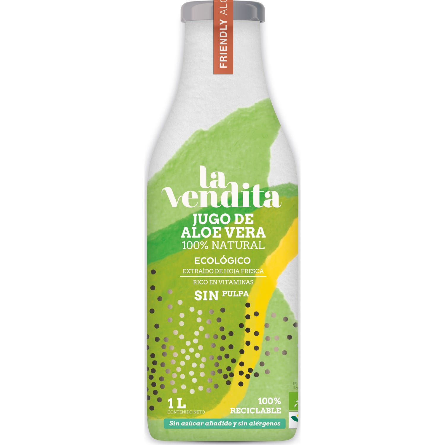 La Vendita Jugo de Aloe Vera sin pulpa 1L