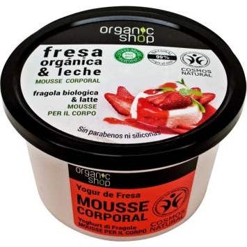 Organic Shop Mousse Corporal Yogur De Fresa 250 Ml
