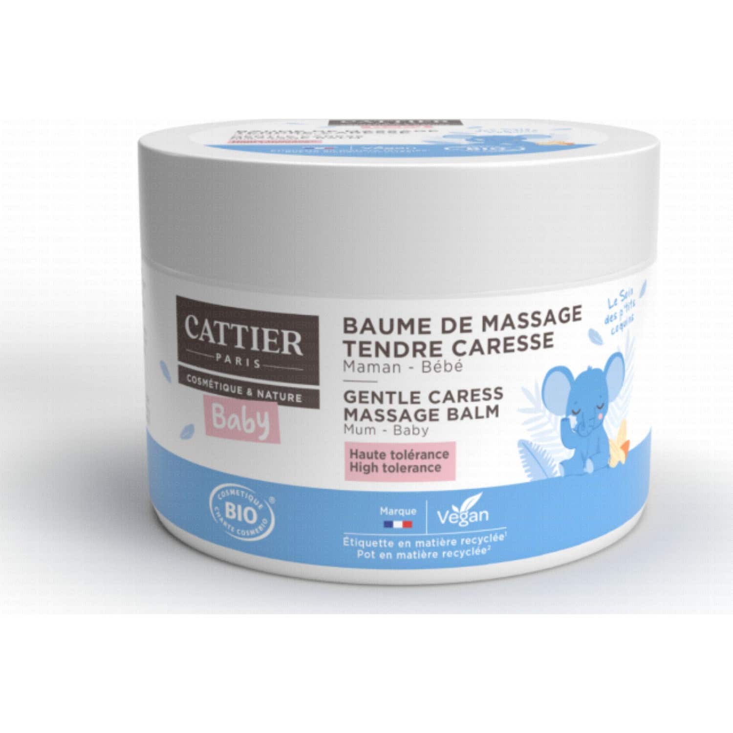 Cattier Baby Bálsamo de Masaje Caricias Tiernas Bio 100g