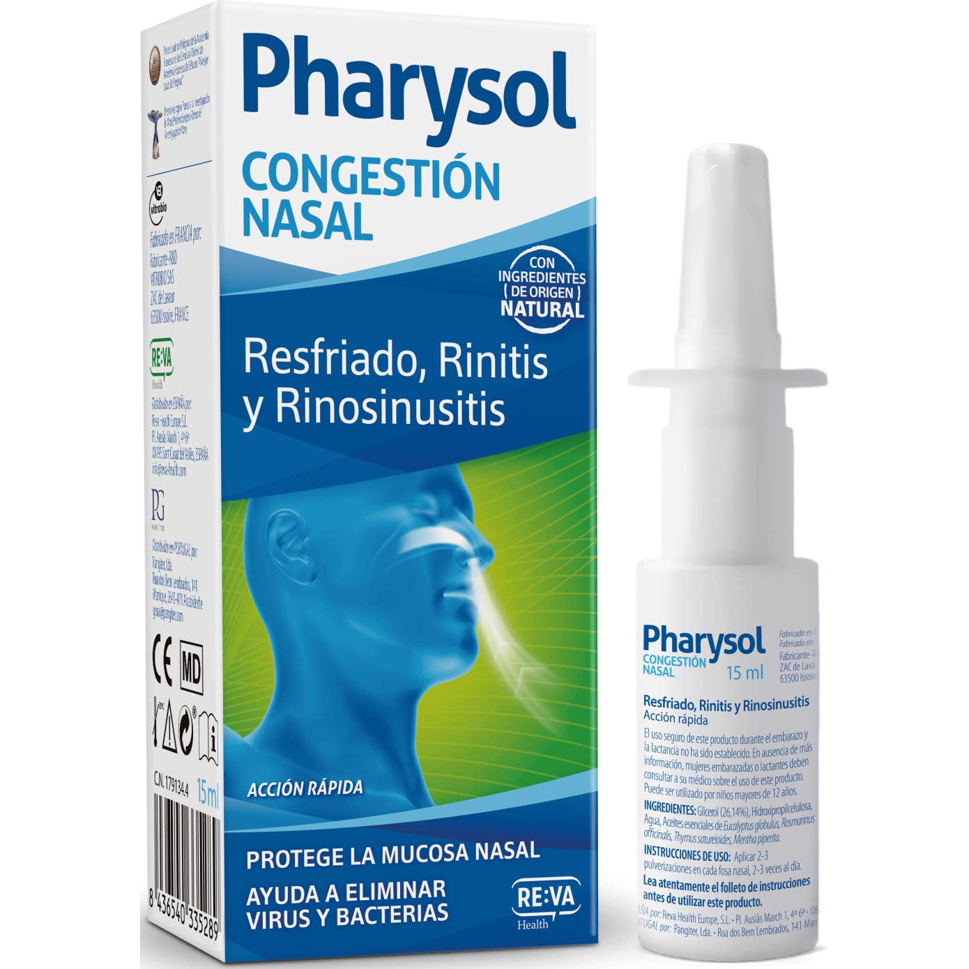 Pharysol Congestión nasal Accion Rapida 15ml