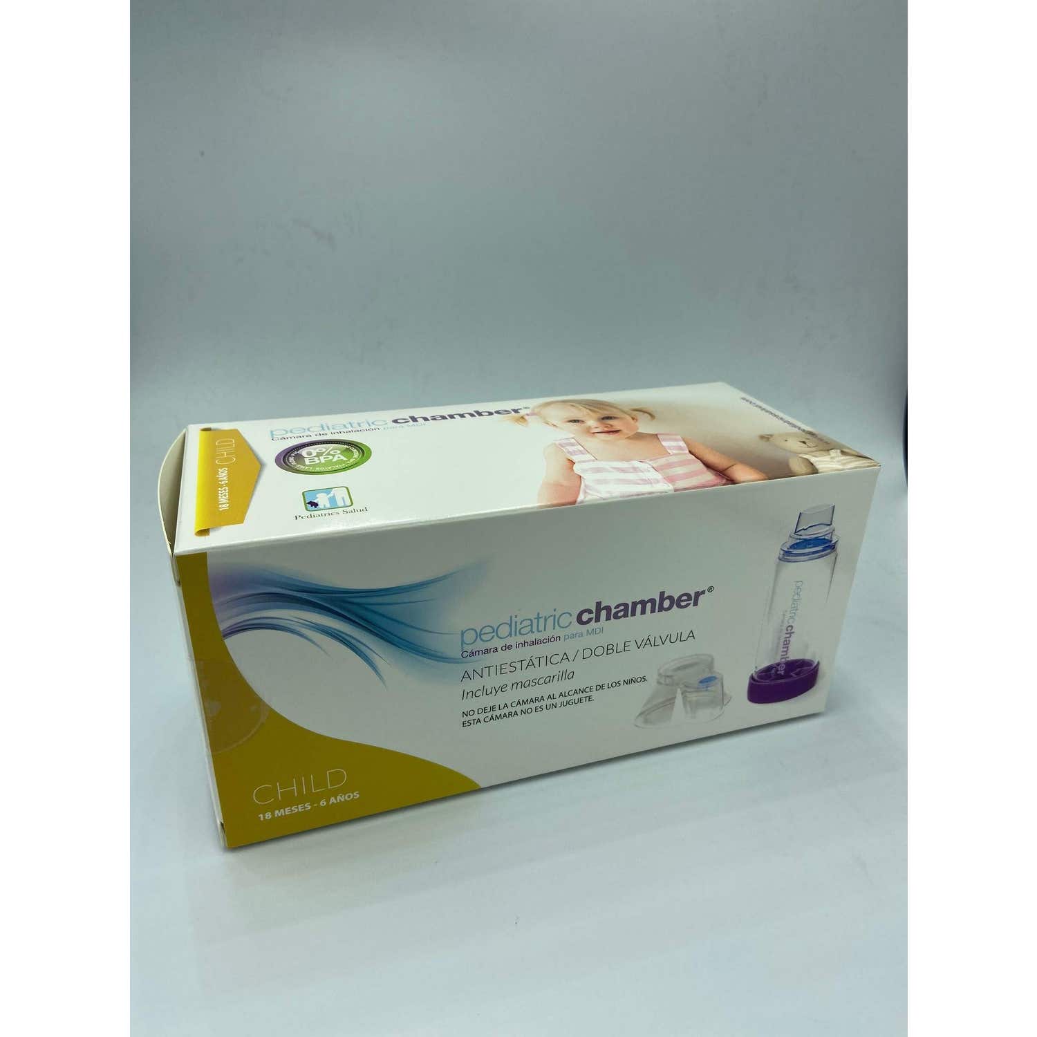 Pediatrics Salud Cámara de Inhalación + Máscara 1ud