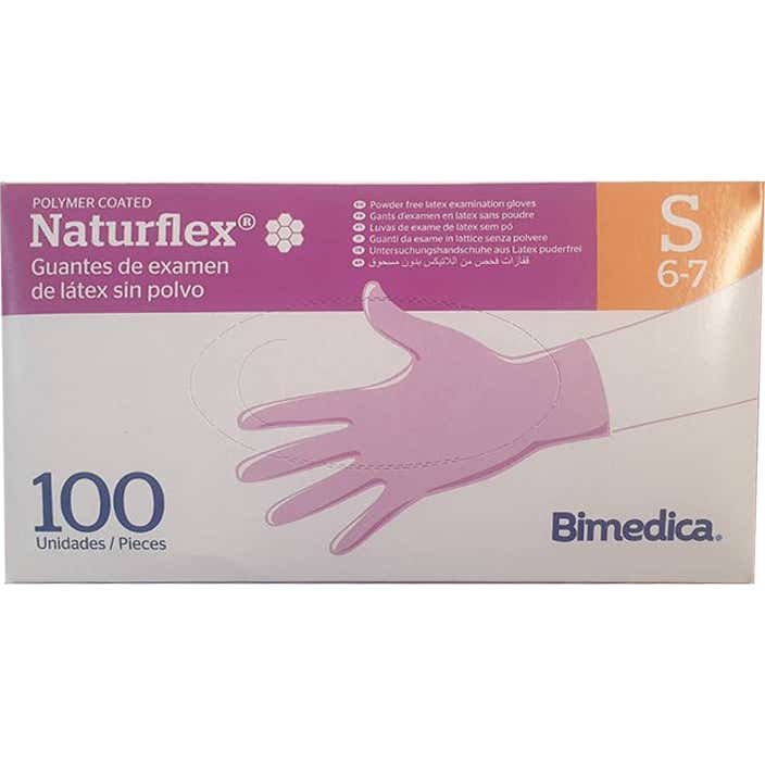 Naturflex Guantes Látex sin Polvo T S 10 uds