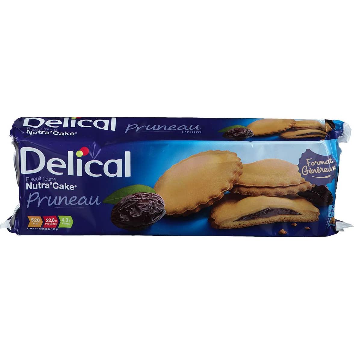 'Deliciosa Galleta de Pastel Nutra''Cake Galleta de Ciruelas Pasas 3/135G'