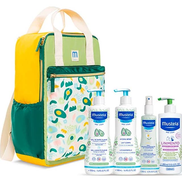 Mustela Kit Family Adventures Mochila Pastel