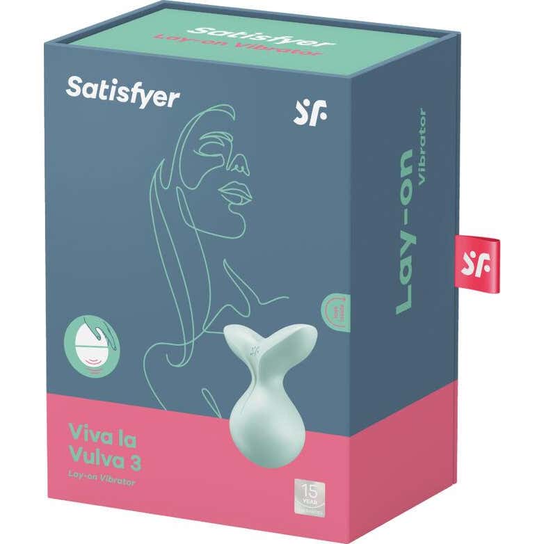 Satisfyer Viva La Vulva 3 Vibrador Lay-On Verde 1ud