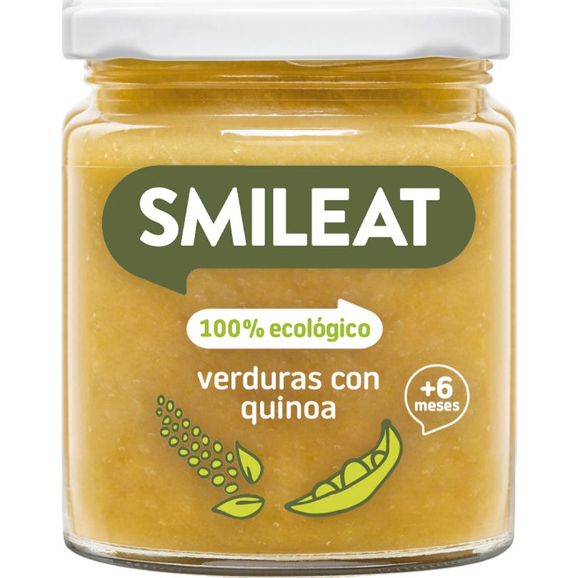 Smileat Tarrito Ecológico de Verduras con Quinoa 230g