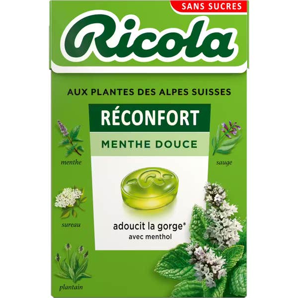 Ricola Réconfort Menta Suave 50 g