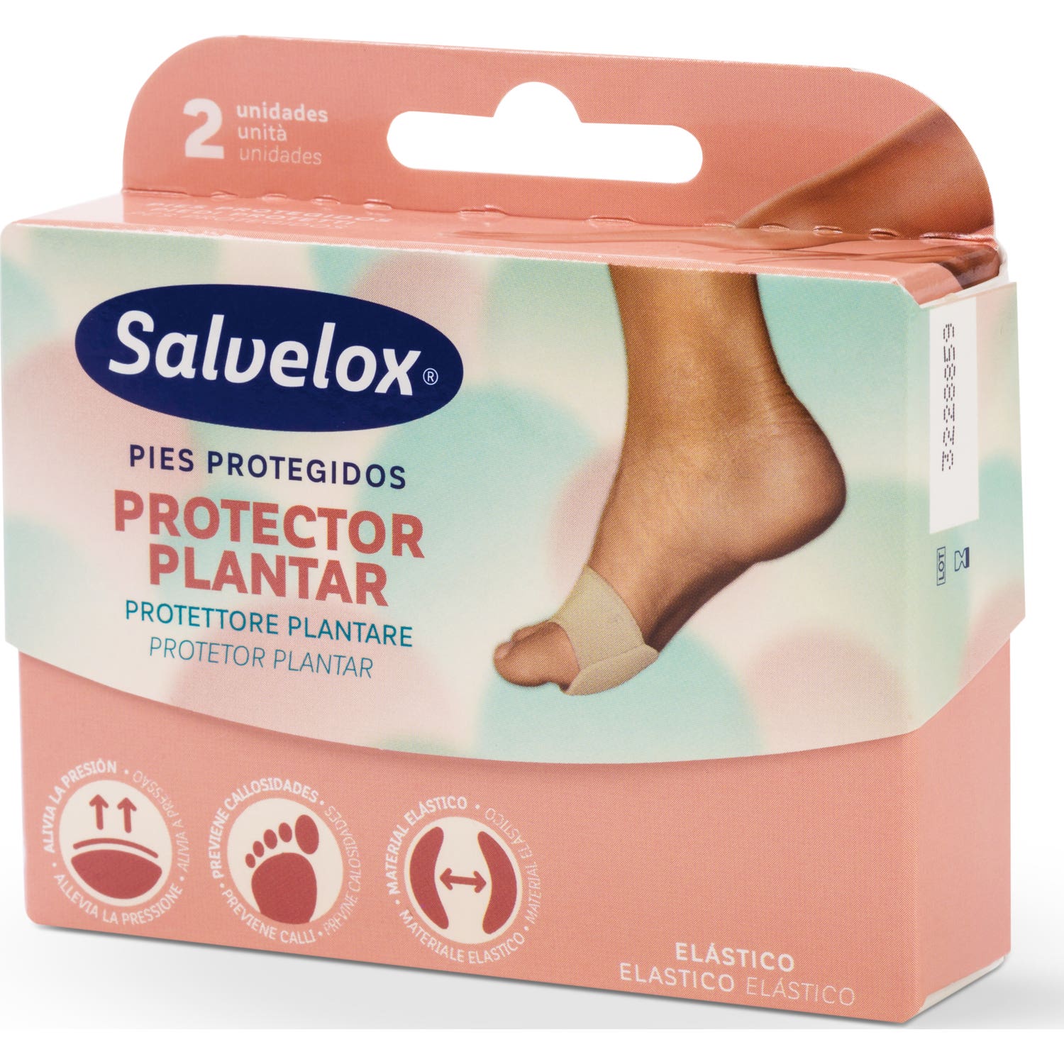 Protector Plantar Salvelox Elastico Silicona